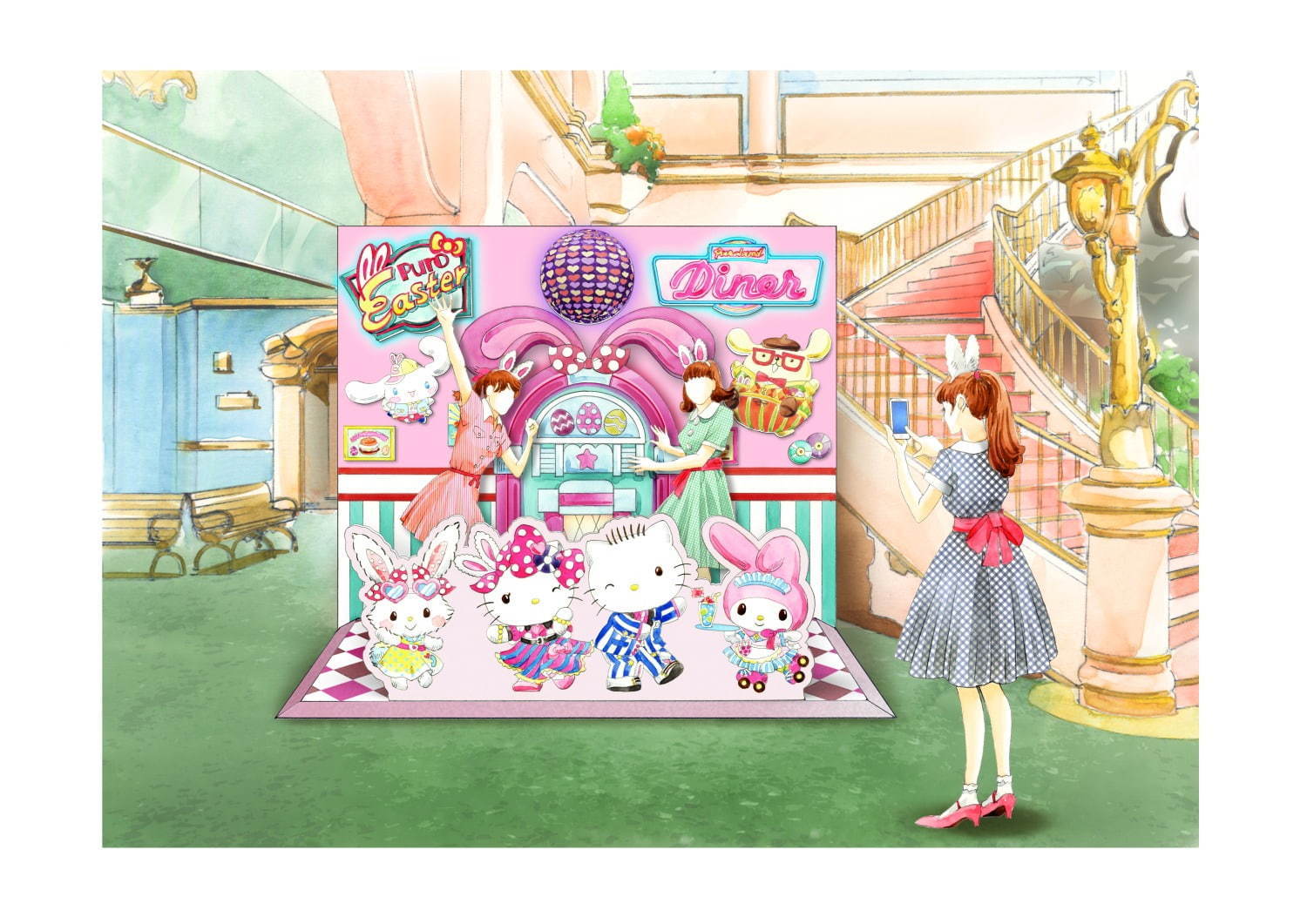サンリオピューロランドのイースターイベント2020、うさぎキャラNO.1