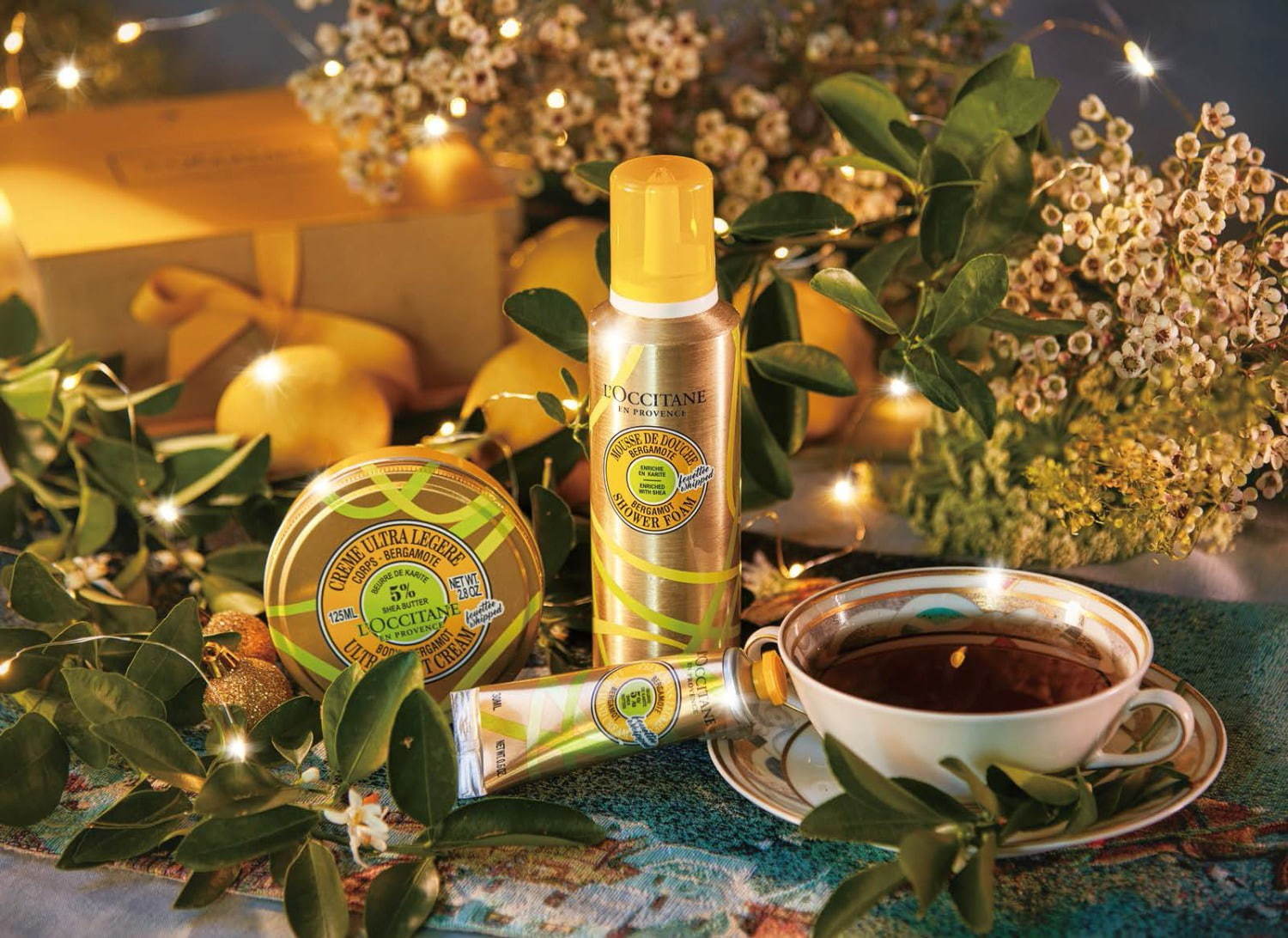 ロクシタン2020年クリスマスコフレ＆コスメ、“淹れたてのアールグレイ