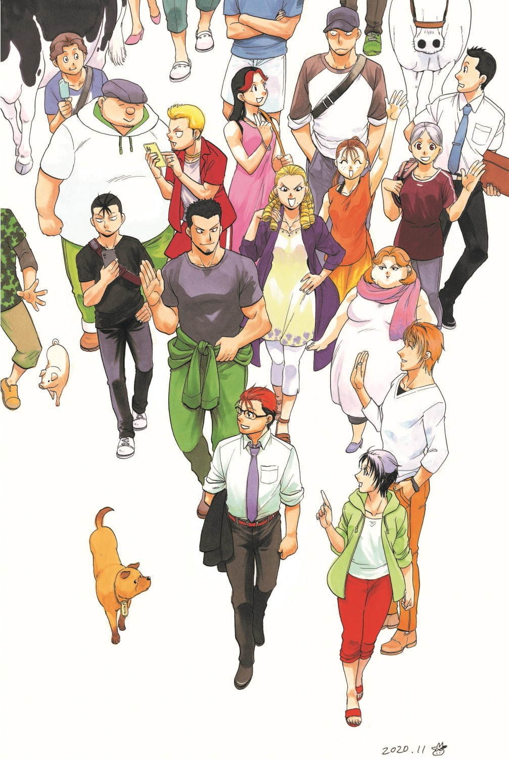 荒川弘の漫画「銀の匙 Silver Spoon」松屋銀座で初の大型展覧会、直筆