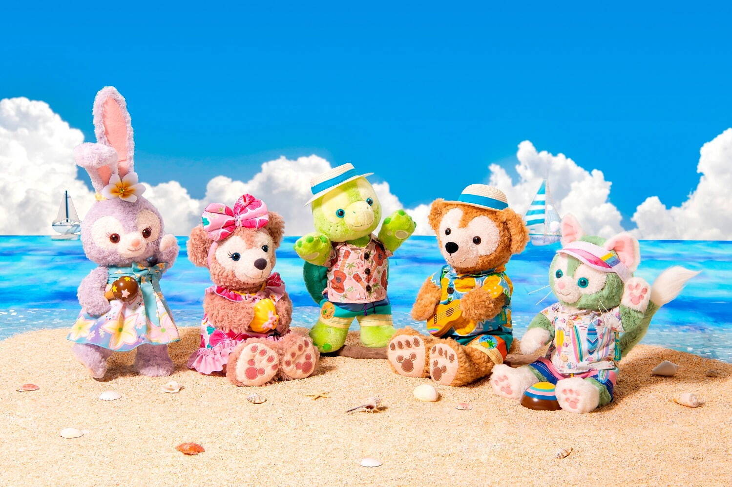 東京ディズニーシー「ダッフィー＆フレンズ」夏グッズ、“ダッフィー型