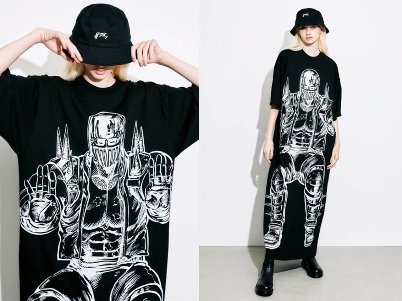 キューン「北斗の拳」“ジャギだけ”のコラボウェア、ウサギの“ジャギ