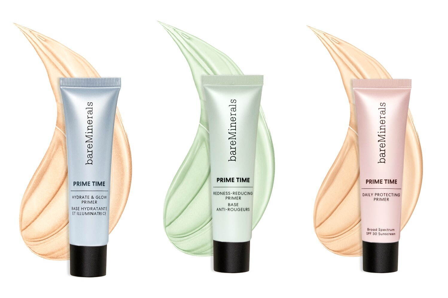 ベアミネラル23年春ベースメイク、化粧下地「プライム タイム」肌悩み