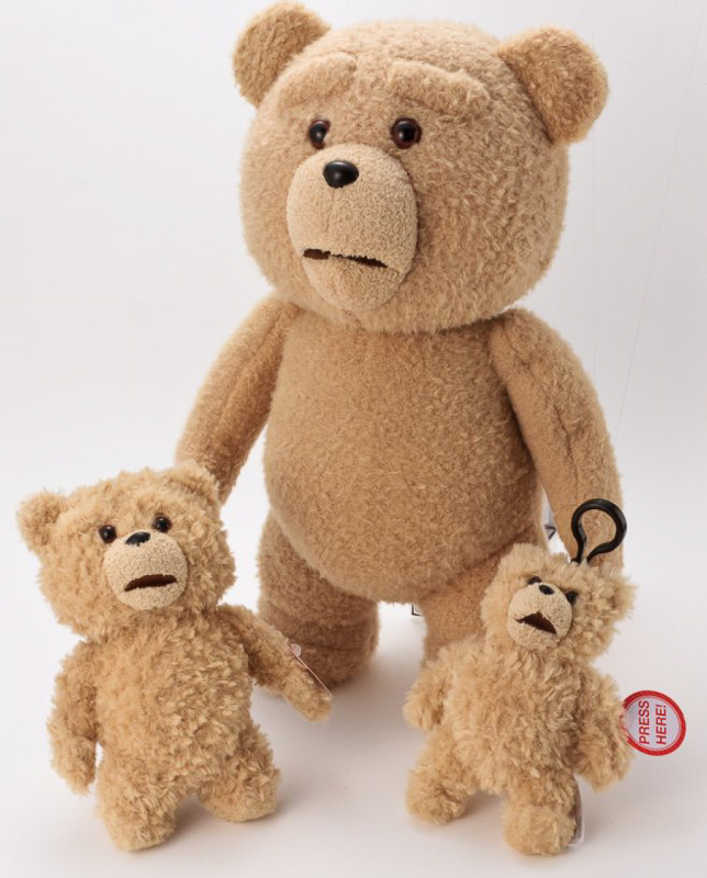 世界一ダメなテディベア「テッド」のぬいぐるみ PLAZAが発売