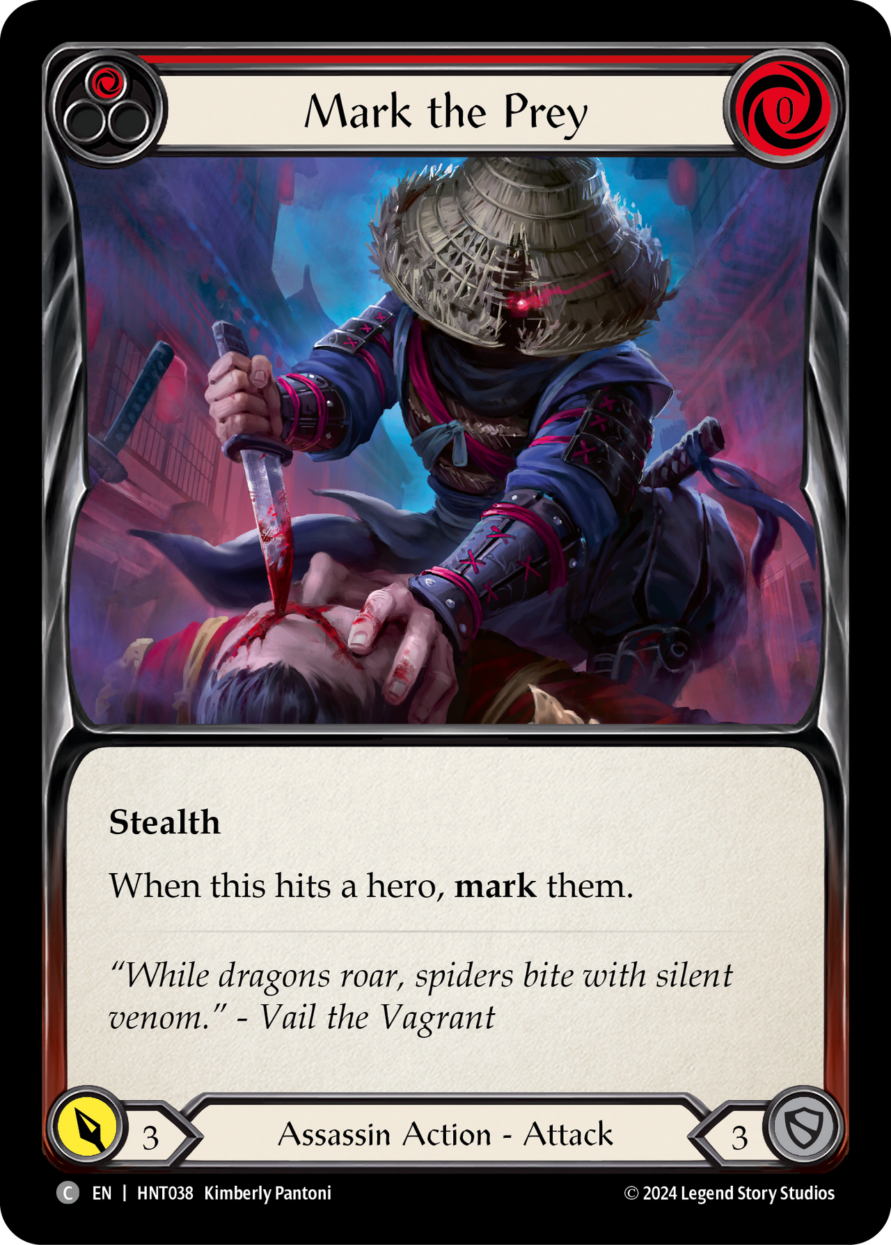 Mark the Prey (Red) - The Hunted - Flesh & Blood TCG - FaB Foundry