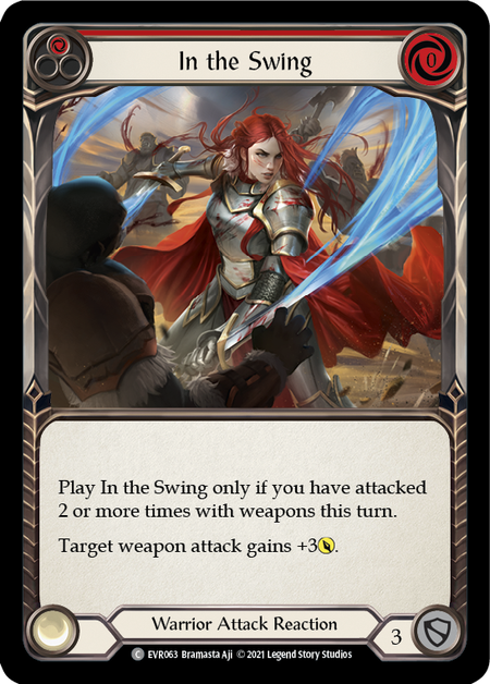 In the Swing - Red - Flesh & Blood TCG - Everfest – FaB Foundry