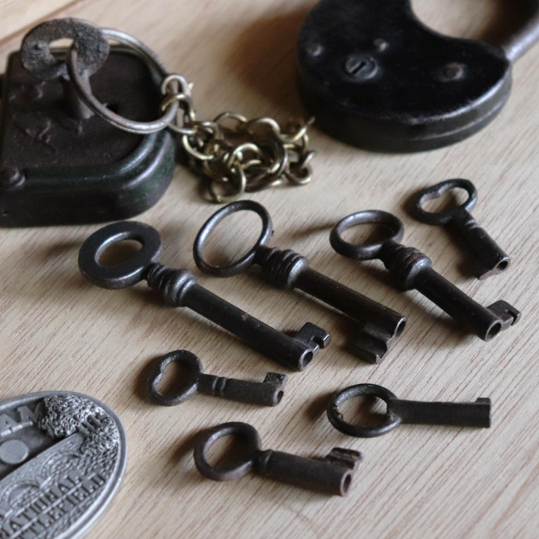 USAヴィンテージ鉄製の鍵(7)｜古いアンティークキー・アンティーク鍵・カギ