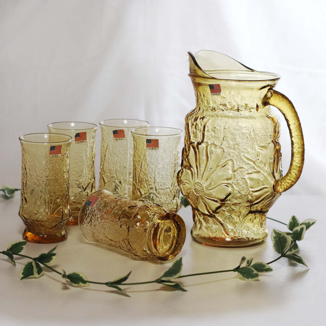 未使用USAヴィンテージアンカーホッキングレインフラワーピッチャー