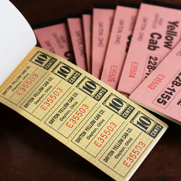 USAヴィンテージ紙ものクーポンチケットブック1960年代｜タクシー