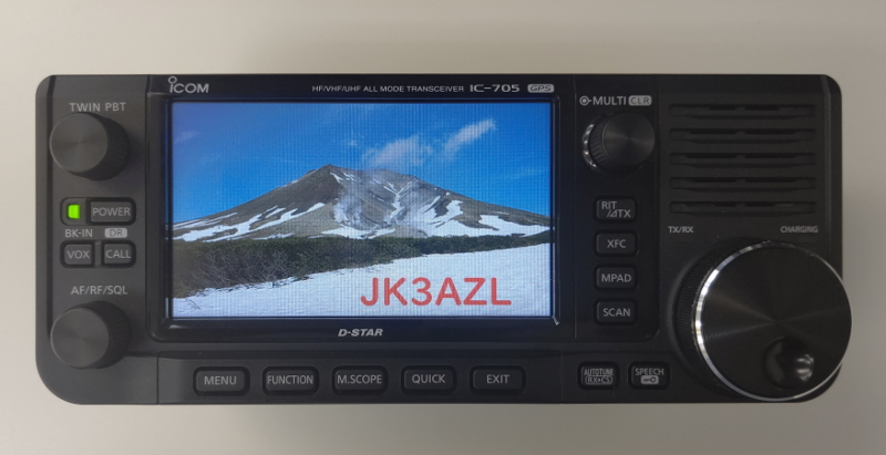 テクニカルコーナー／IC-705のオープニング画像｜2020年8月号 - 月刊FB