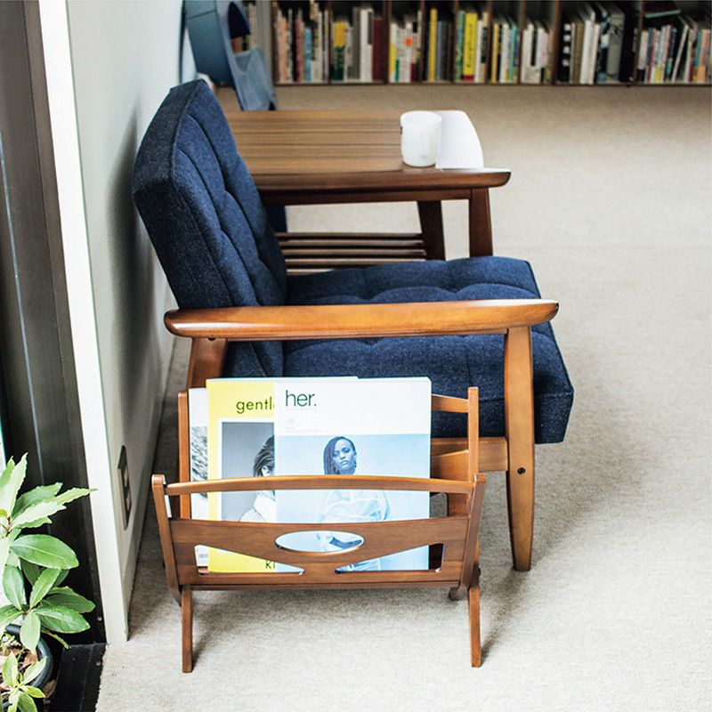 カリモク60_マガジンラック（ウォールナット色塗装） – FELICE.ONLINE