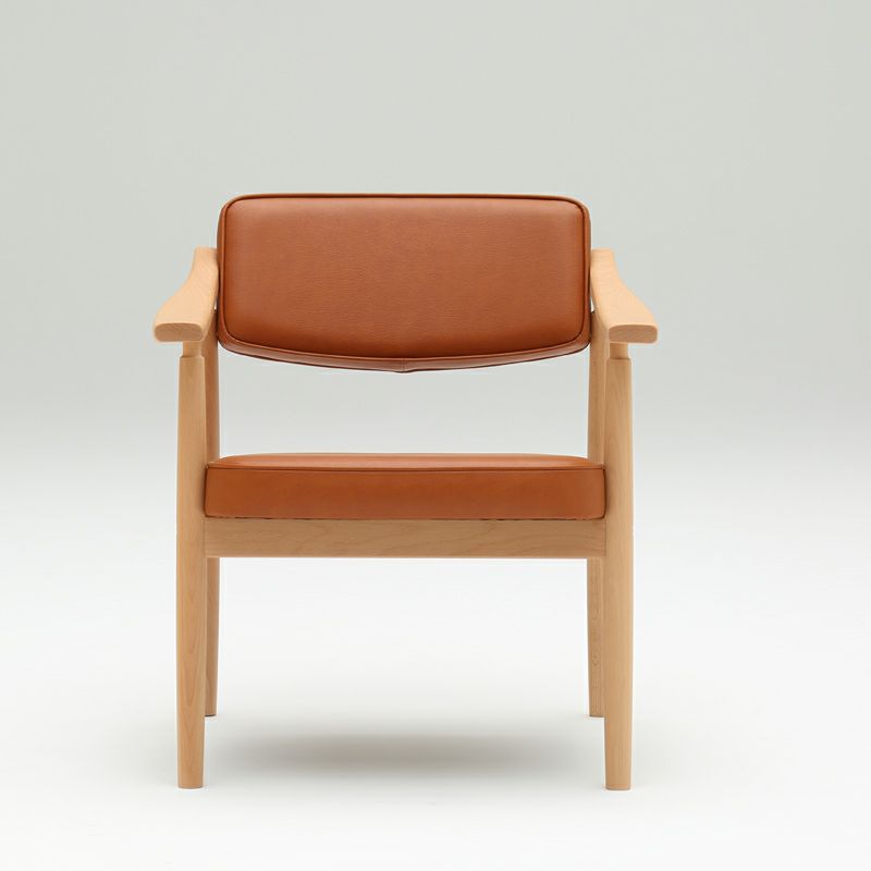 カリモク60 Dチェアリーベルブラウン（ピュアビーチ色塗装） – FELICE