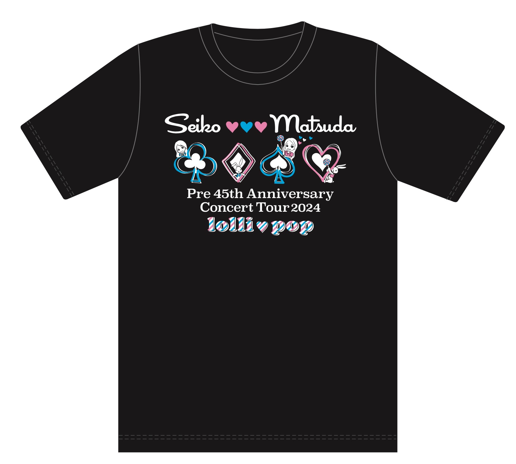 2024ツアーTシャツC（BLACK）｜松田聖子｜felicia club by SEIKO