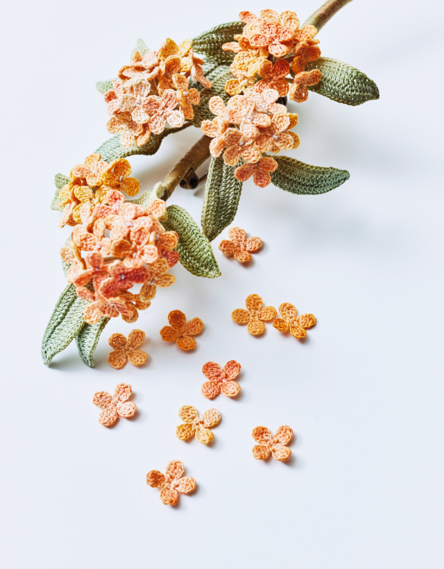 編み、染め、束ねる 可憐なレースの花々 - 手づくり手芸作家さんめぐり