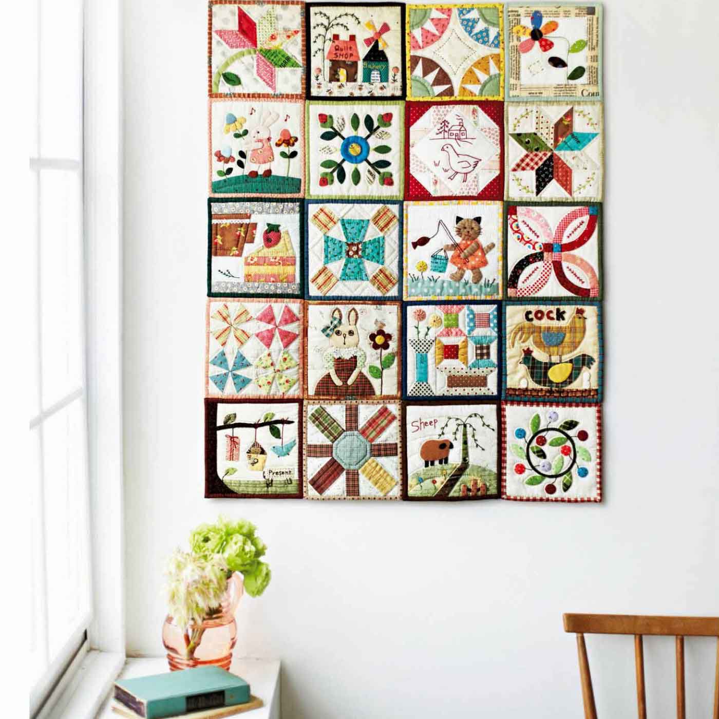 3回エントリー】サンボンネット・スーの楽しい毎日をつづるアップリケ