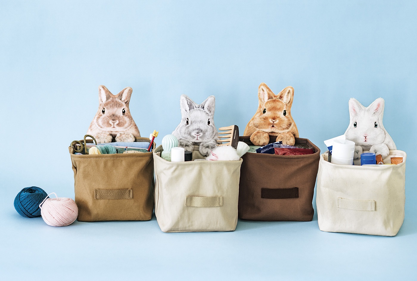 なにが入ってるの？中をのぞくうさぎのコンパクト収納ケース│YOU+MORE