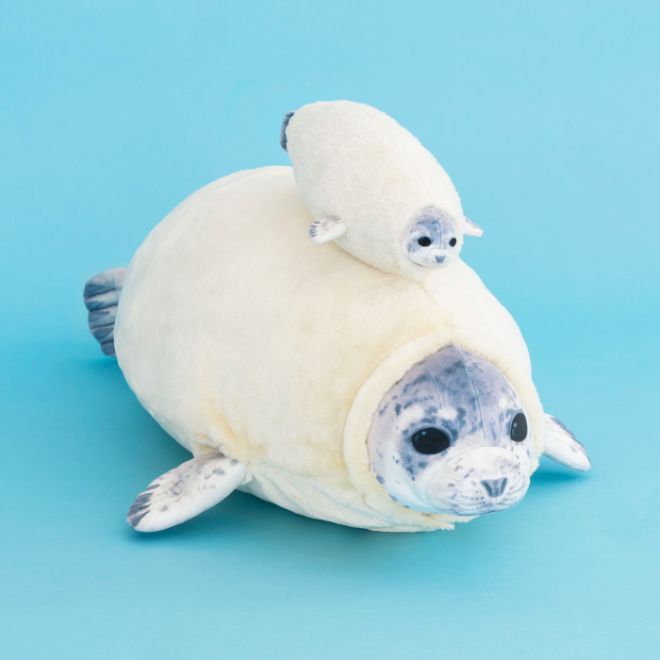 アザラシのもちもちちゃん 換毛期エビフライクッション│YOU+MORE