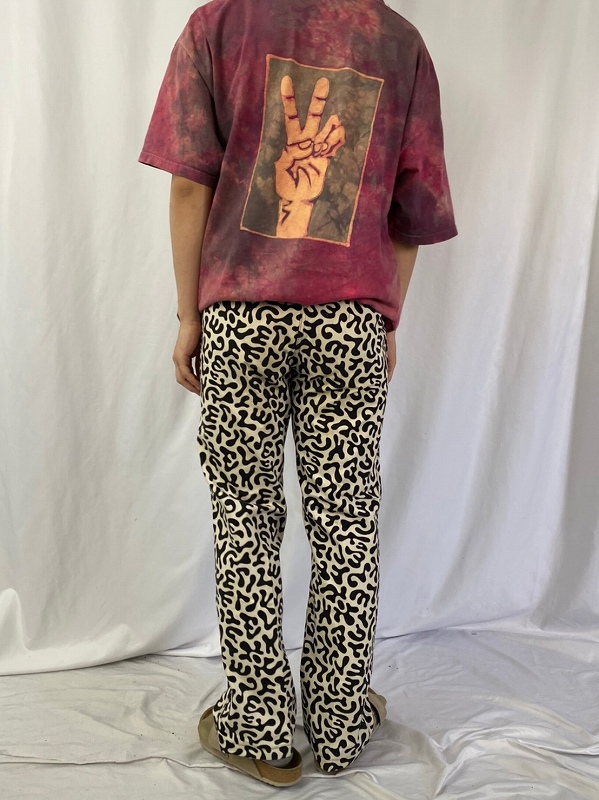 70年代 70s KOREA MILITARY 韓国軍 制服 総柄 カモ柄 迷彩