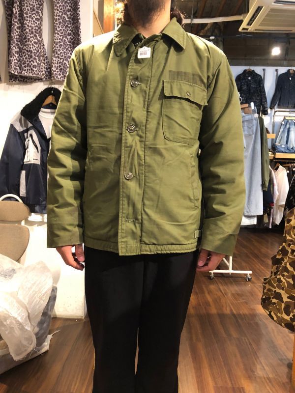 80's U.S.NAVY A-2 デッキジャケット 80年代 ミリタリー アメリカ軍 米