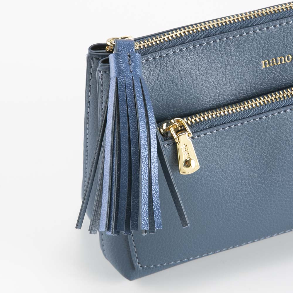 ナノ nano ダブルファスナー2層ポーチ HZ117-A【FITHOUSE ONLINE SHOP