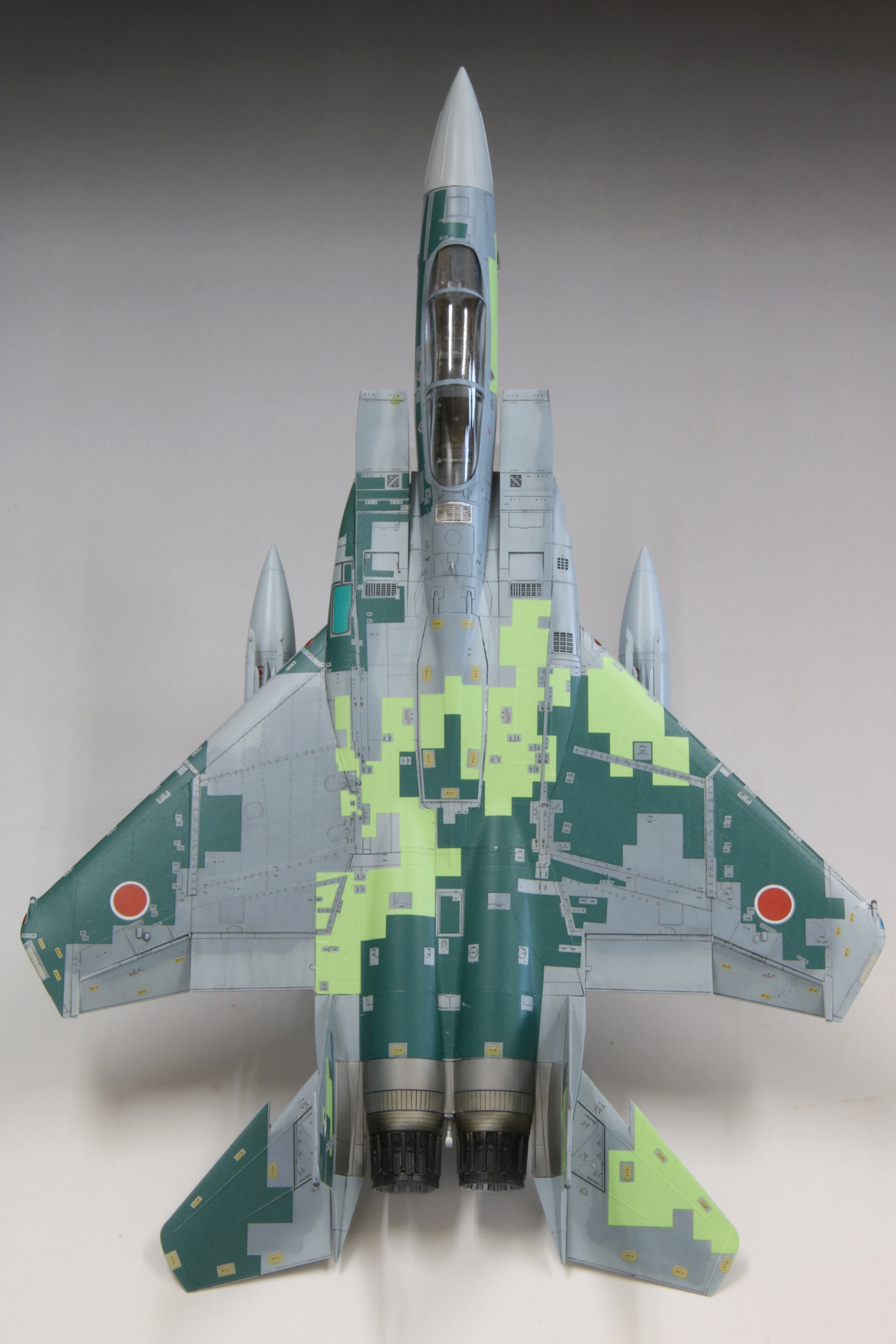 1/72航空自衛隊F-15DJアグレッサー[デジタル迷彩 緑]_ファインモールド