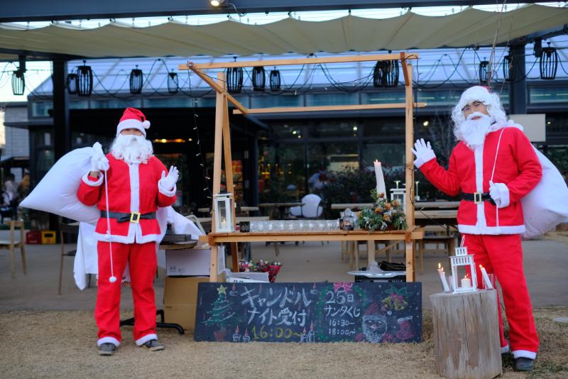 ハズレなし！クリスマスサンタくじやキャンドルナイトを開催！