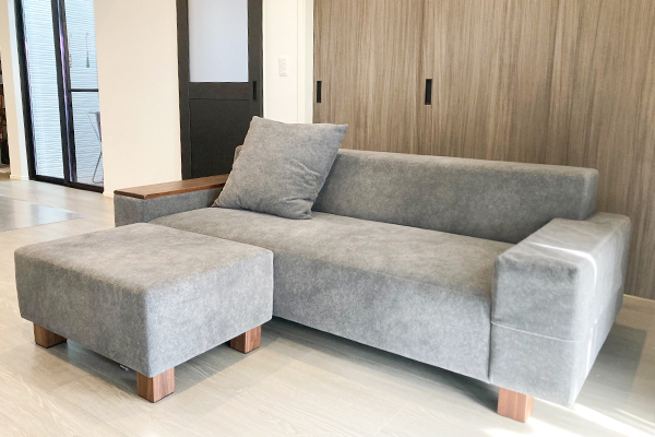 BRICK 3人掛け + BRICK スツールラージ | お客様の声 | ソファ専門店