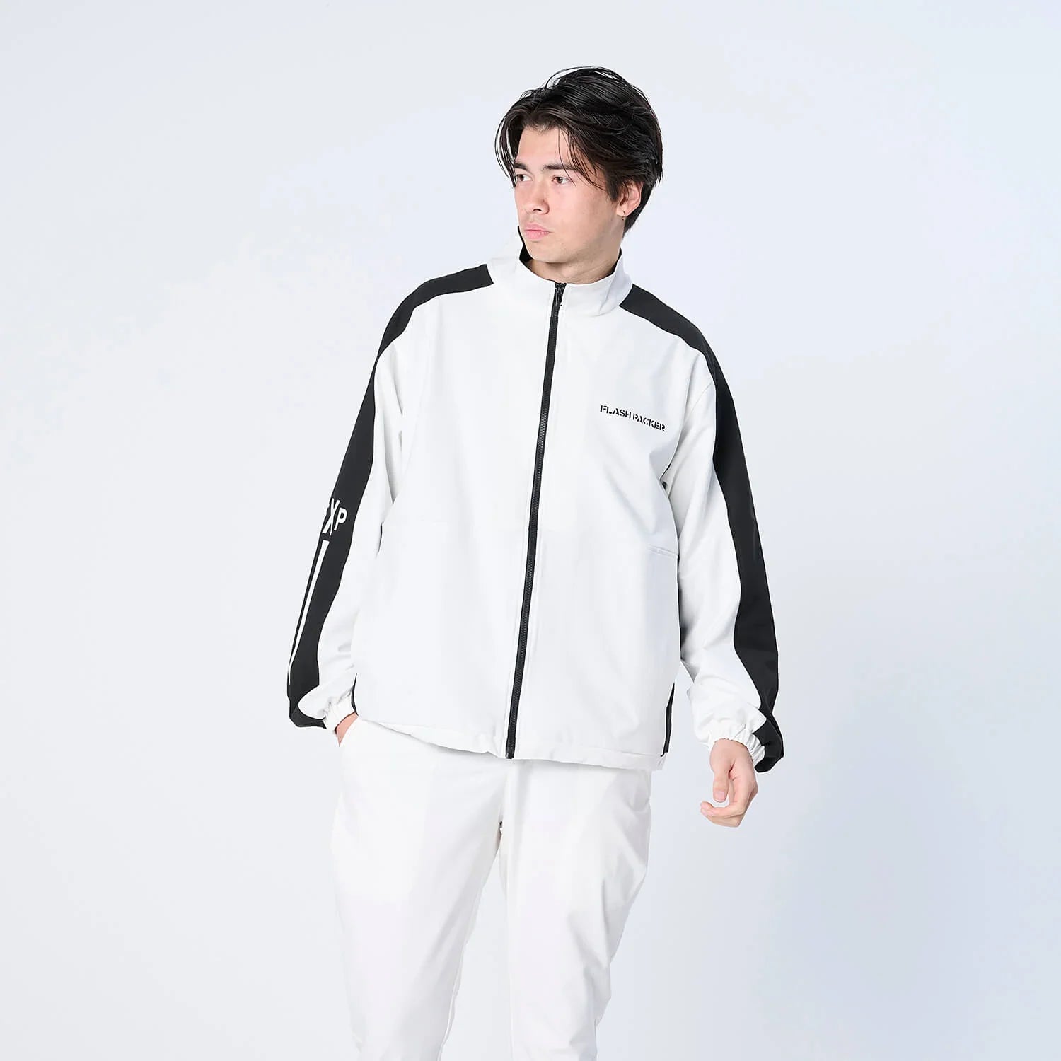 XJK-TRACKS（SOLOTEX® Eco-Hybrid トラックジャケット）WHITE