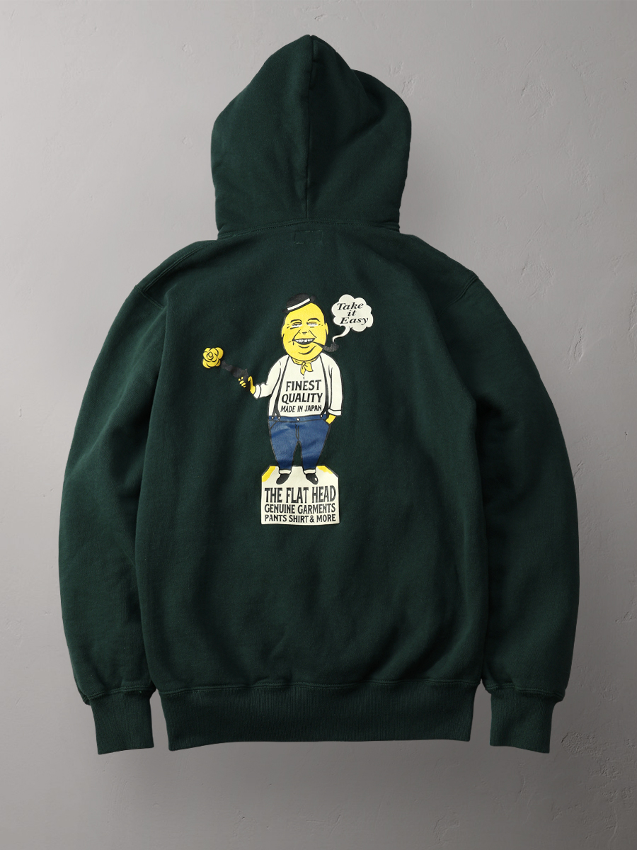スウェットパーカー 裏起毛 FN-SWP-215 | THE FLAT HEAD