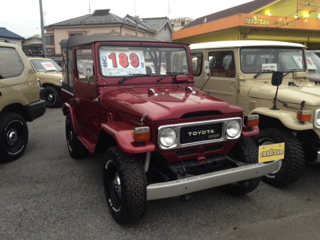 ランクル40幌入庫しましたよ～！NOxPM法適合済み♪全国どこでも登録