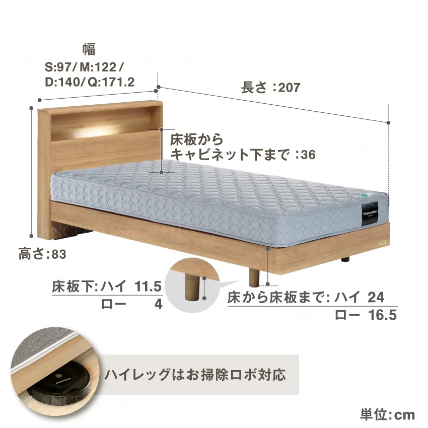 ショールーム人気No.2 ベッドセット |【公式通販】フランスベッド