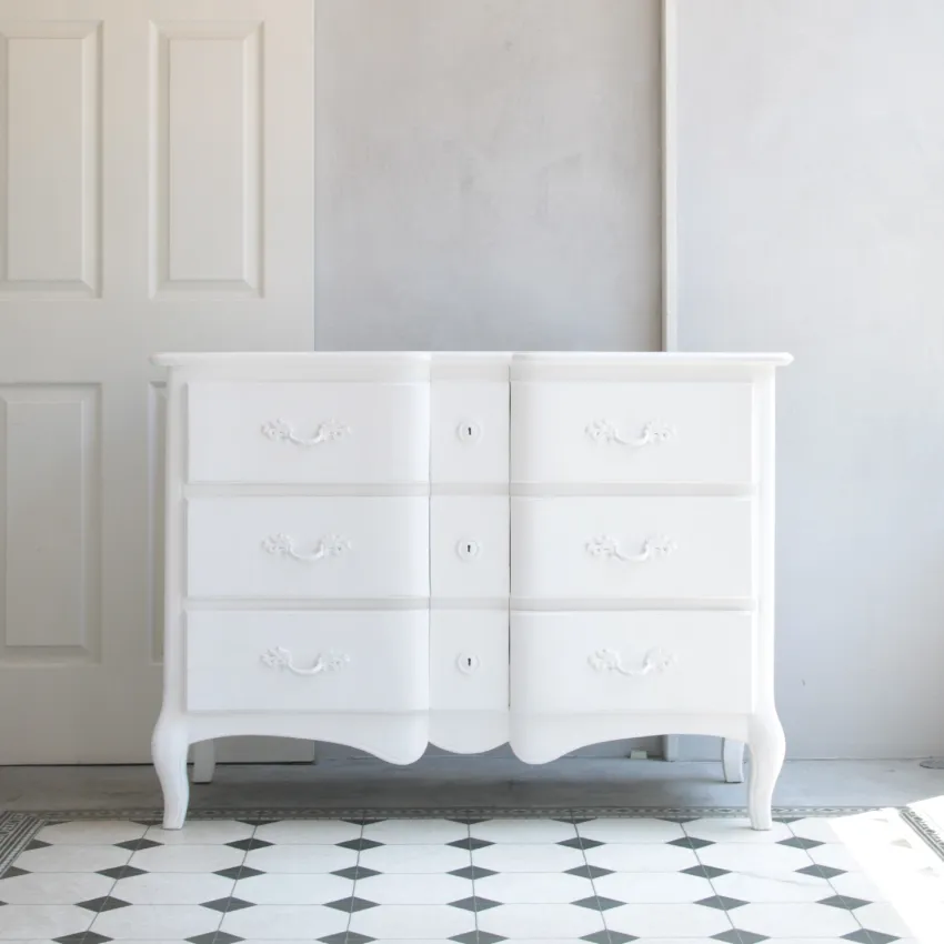 BLANC PEINTURE6ドロワー3段脚付き猫足チェスト | 【公式通販