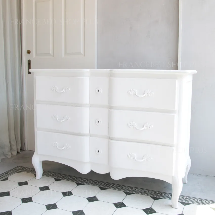 BLANC PEINTURE6ドロワー3段脚付き猫足チェスト | 【公式通販