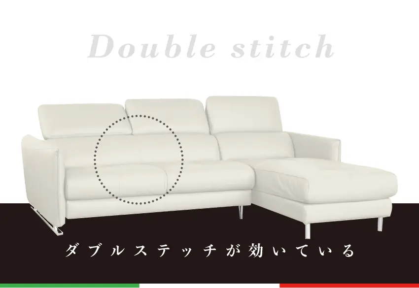 サコモディ ソファ シェーズセット APR-037(2人掛け+右シェーズ