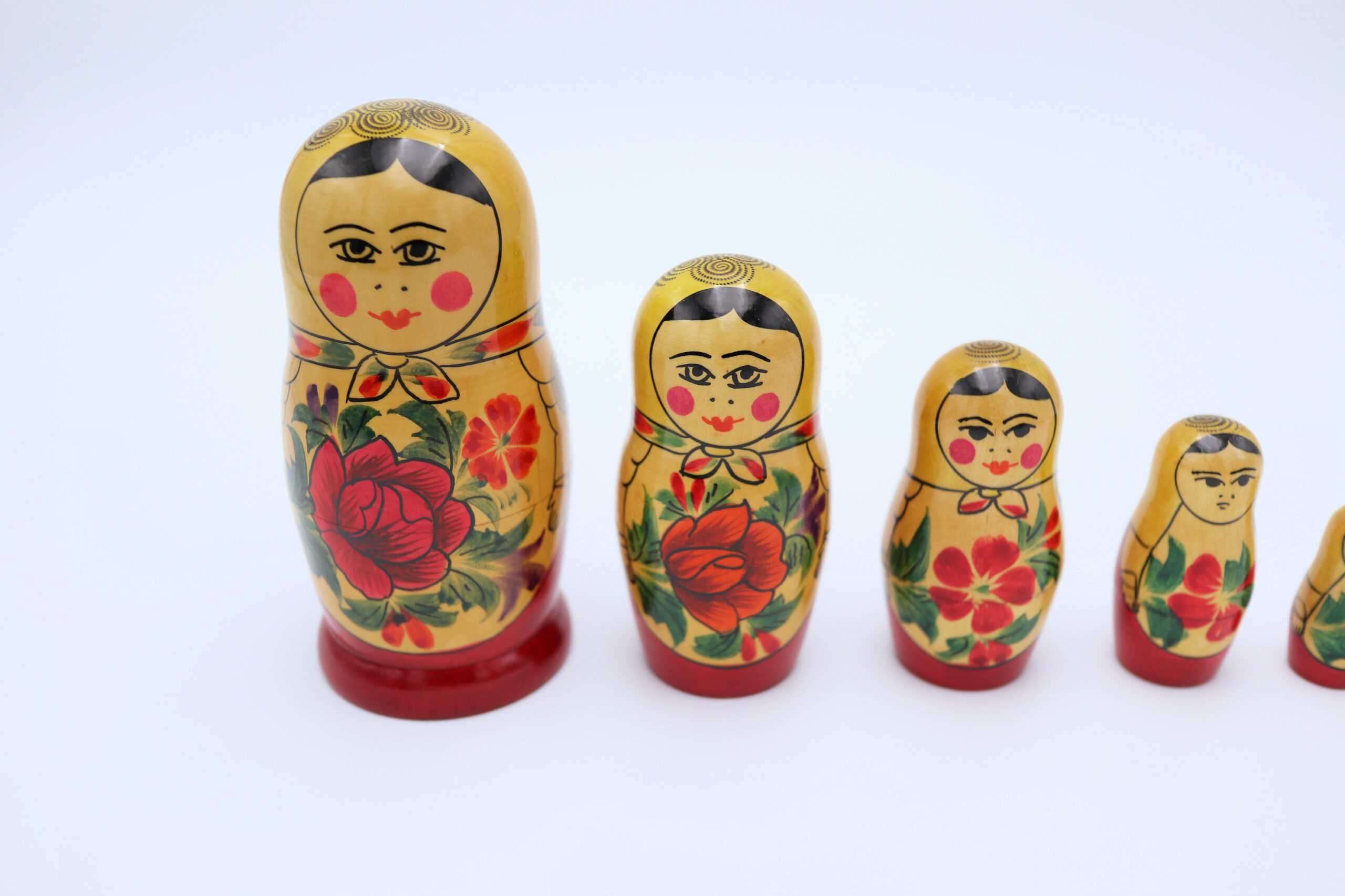 旧ソ連製 ヴィンテージ大家族マトリョーシカ | Frau Vintage