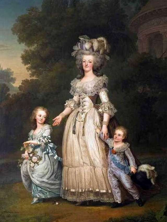 fu-collection】 ヨーロッパ名画 ロココ調 マリーアントワネット