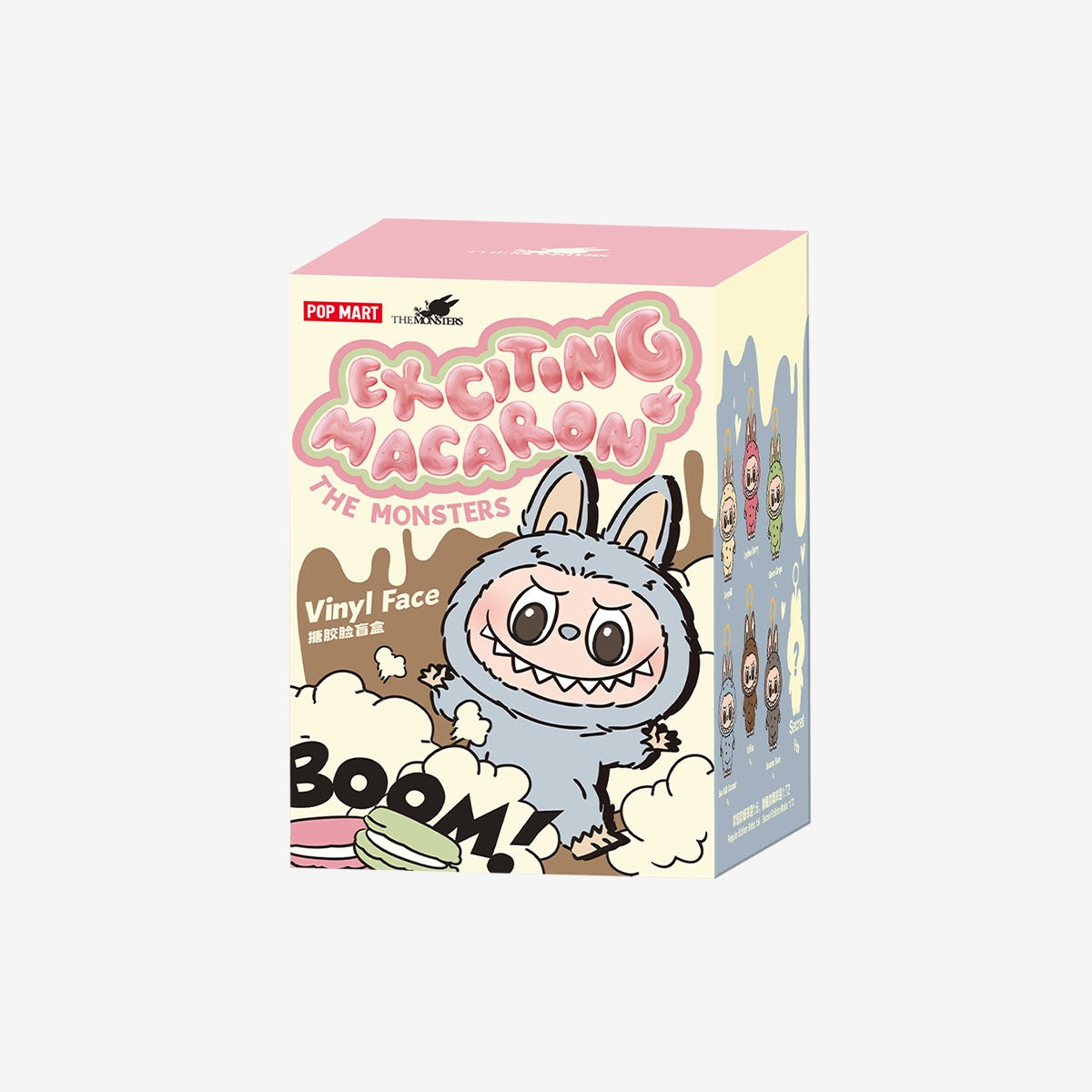 POP MART THE MONSTERS Labubu v1 - Exciting Macaron Vinyl Face [1 Blind
