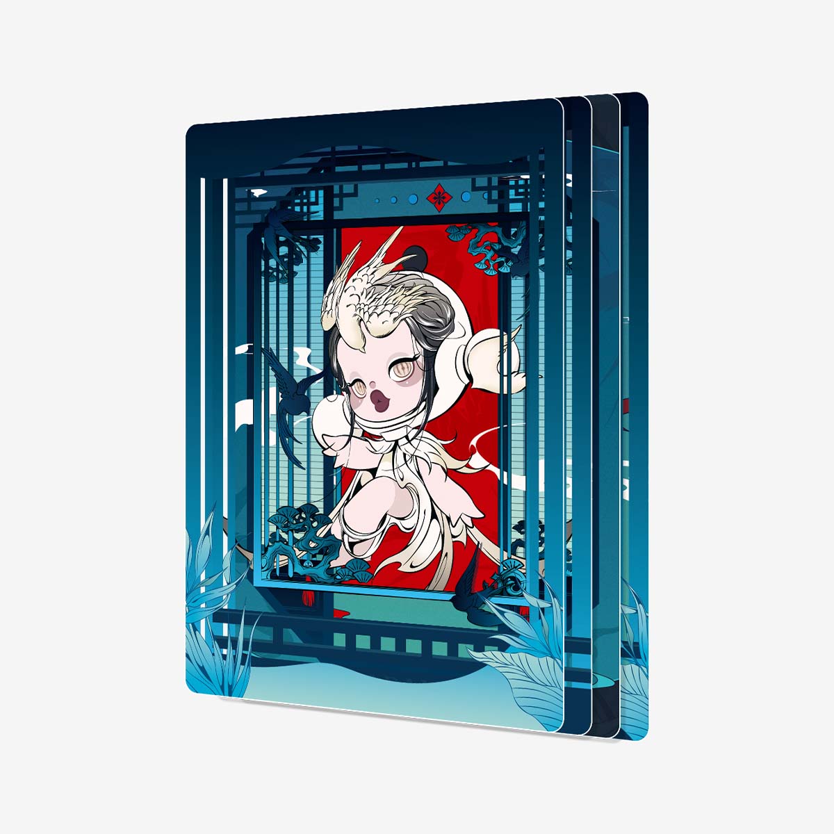 POP MART SKULLPANDA The Mirage Series Figures Art Collection Cards [1