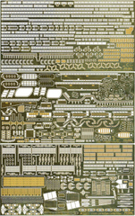 1/350 艦船8EX-101 日本海軍航空母艦 飛龍用 エッチングパーツ(w/艦名