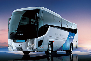 1/32 BUS3EX-1 いすゞ ガーラ スーパーハイデッカー(バスガイド＆バス