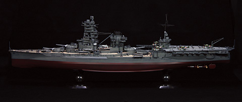 1/350 艦船3EX-2 日本海軍航空戦艦 伊勢(帝国海軍乗組員フィギュア付き