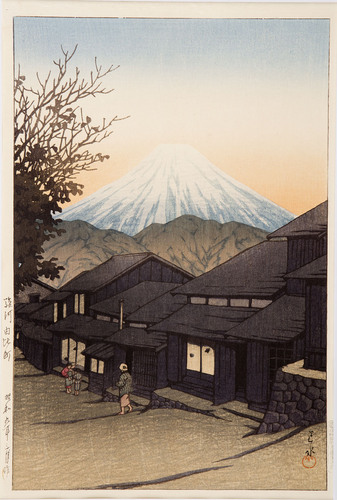 駿河由比町（「東海道風景選集」より） | 川瀬巴水 | 収蔵品詳細