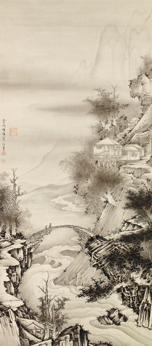 山水図 | 曾我蕭白 | 収蔵品詳細 | 作品を知る | 東京富士美術館