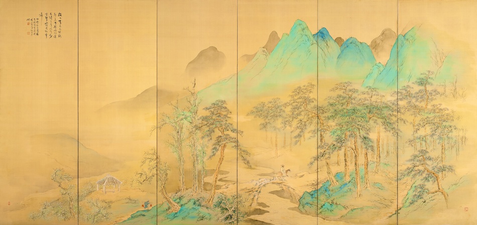 春秋山水図 | 橋本関雪 | 収蔵品詳細 | 作品を知る | 東京富士美術館