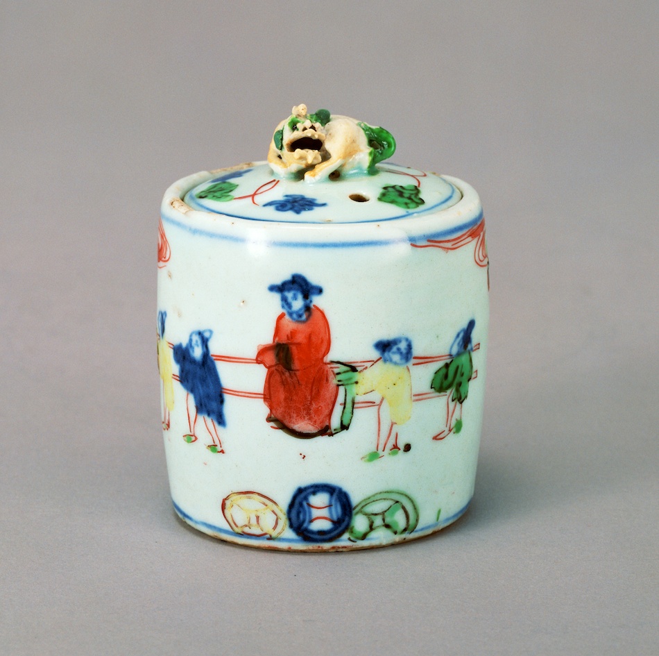 五彩人物図香炉 | 景徳鎮窯 | 収蔵品詳細 | 作品を知る | 東京富士