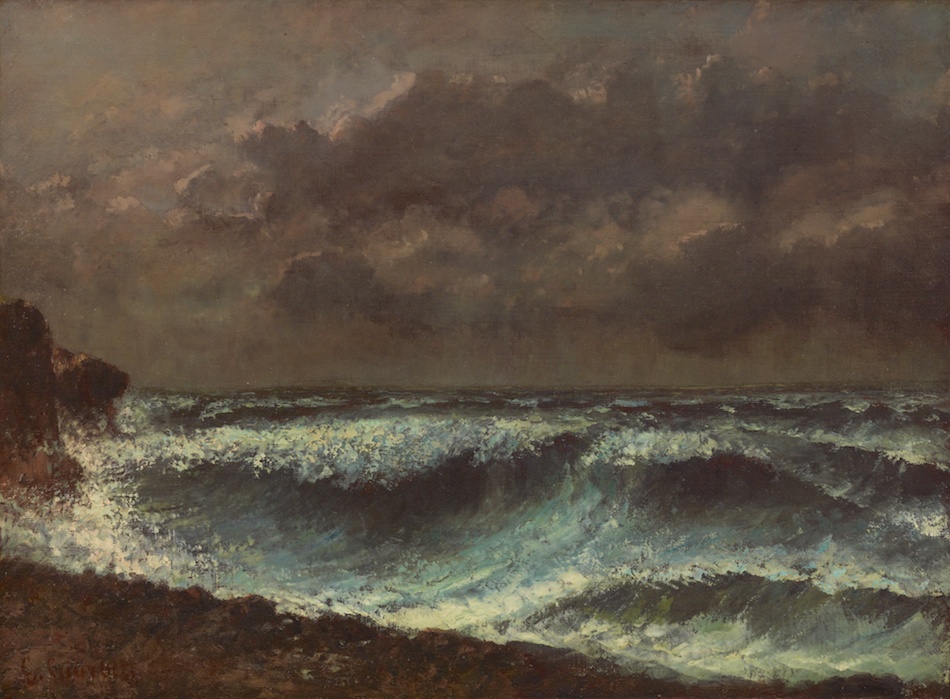 水平線上のスコール | ギュスターヴ・クールベ | 収蔵品詳細 | 作品を