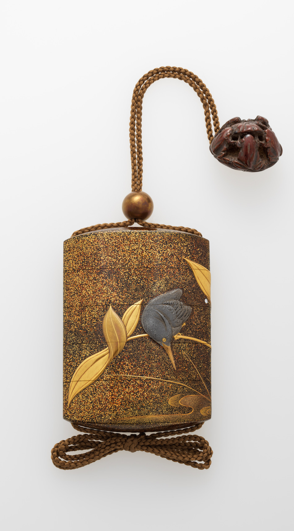 沢瀉翡翠蒔絵印籠 銘 桃葉（花押） | 飯塚桃葉（2代） | 収蔵品詳細