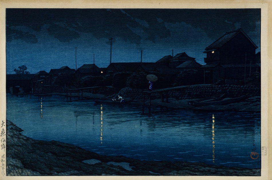 大森海岸（「東京二十景」より） | 川瀬巴水 | 収蔵品詳細 | 作品を