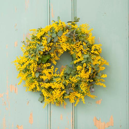 フレッシュ ミモザリース」| 花屋「フジテレビフラワーネット」の