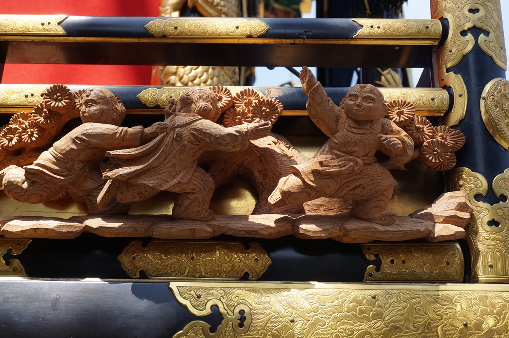 舞台保存会だより103 竜笛台の彫刻（つづき） | 信州松本 天神 深志神社