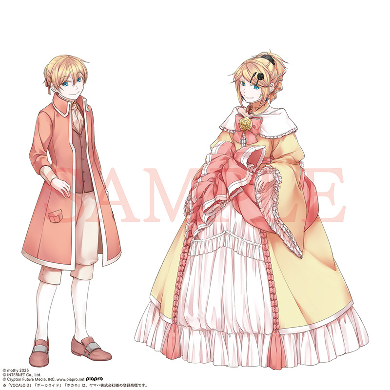 悪ノ大罪』 台座付きアクリルスタンド ／ リリアンヌ＆アレン（鏡音